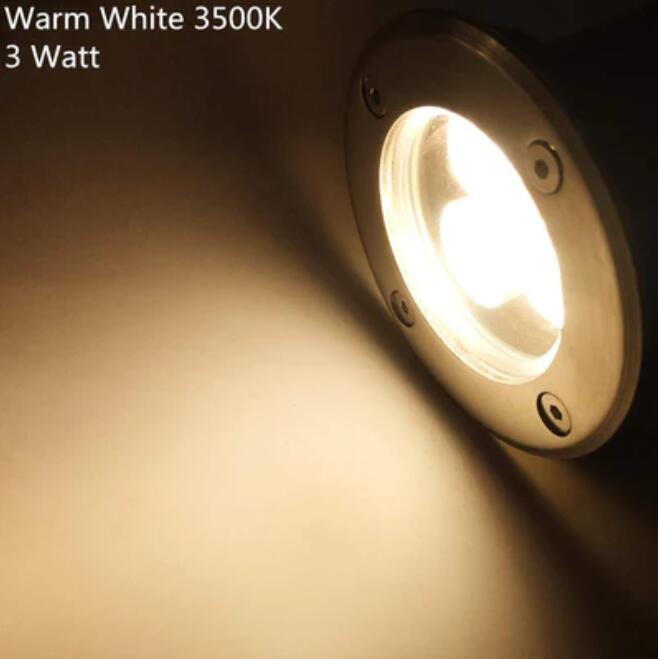(image for) 8 Pack 3W Outdoor Landscape Lights 12V Warm White 300 Lumens Waterproof IP67